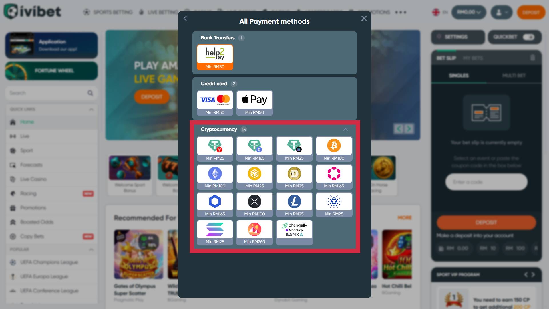 Cryptocurrency for welcome bonus 100