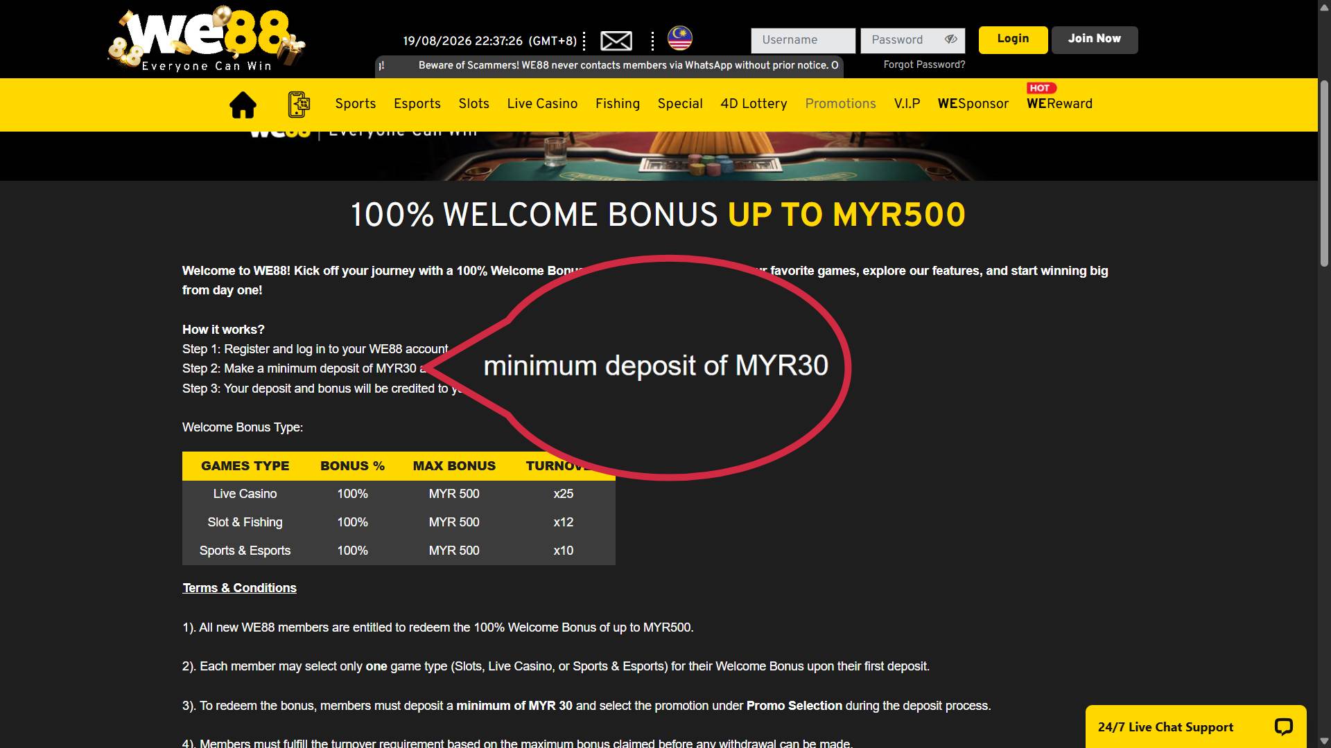Minimum deposits at 100 casino welcome bonus