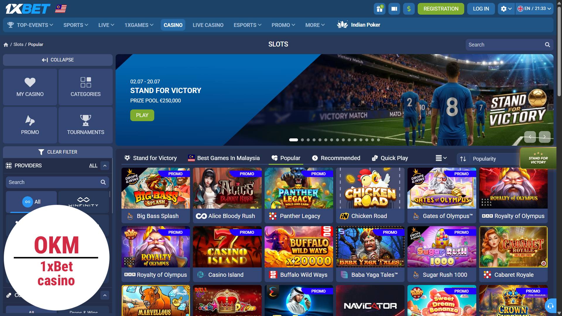 1xbet casino