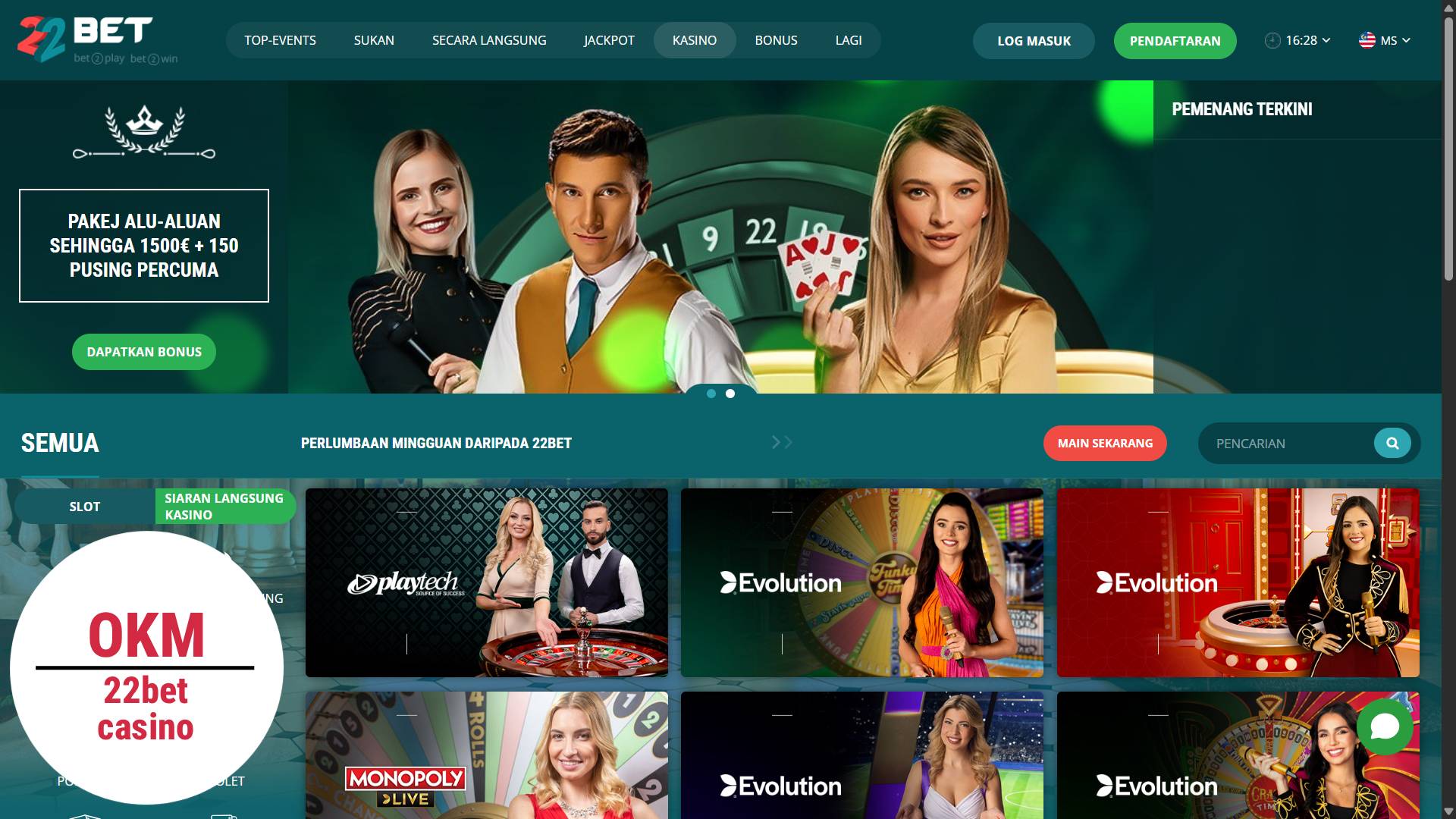 22bet casino