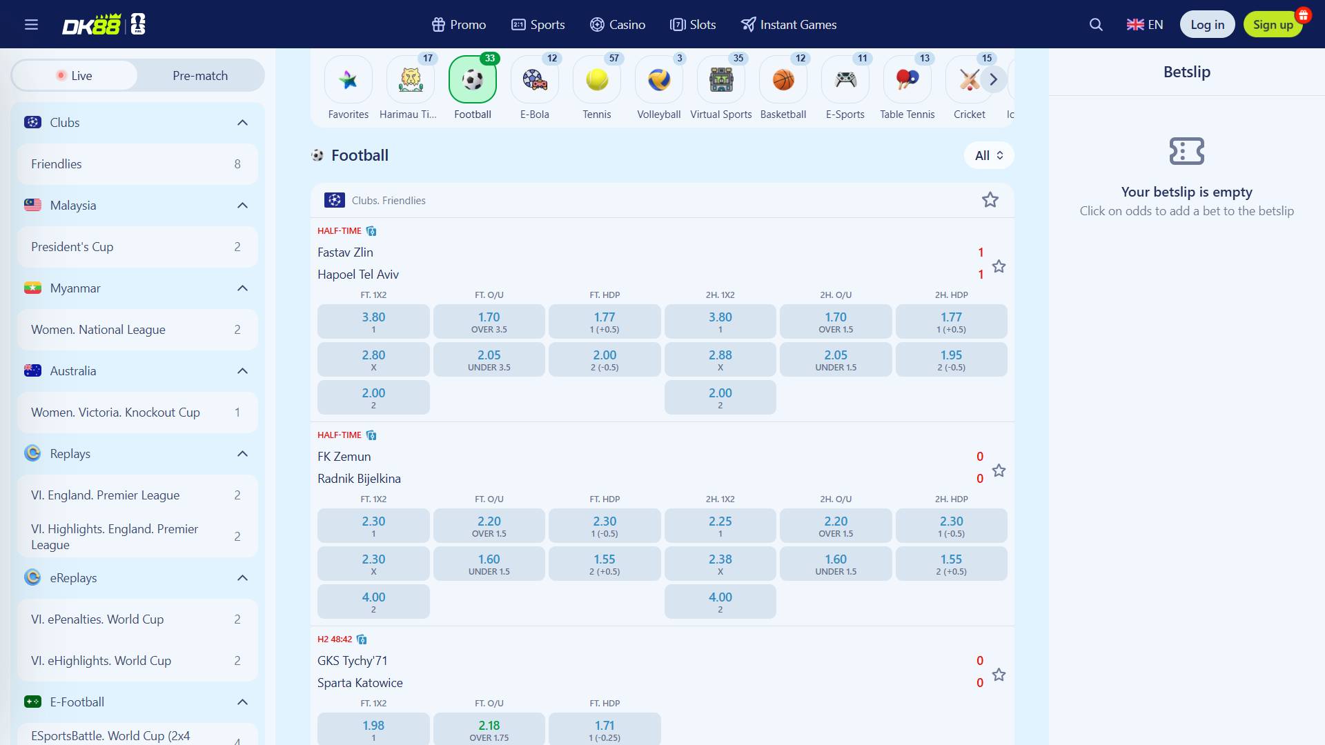 Football betting