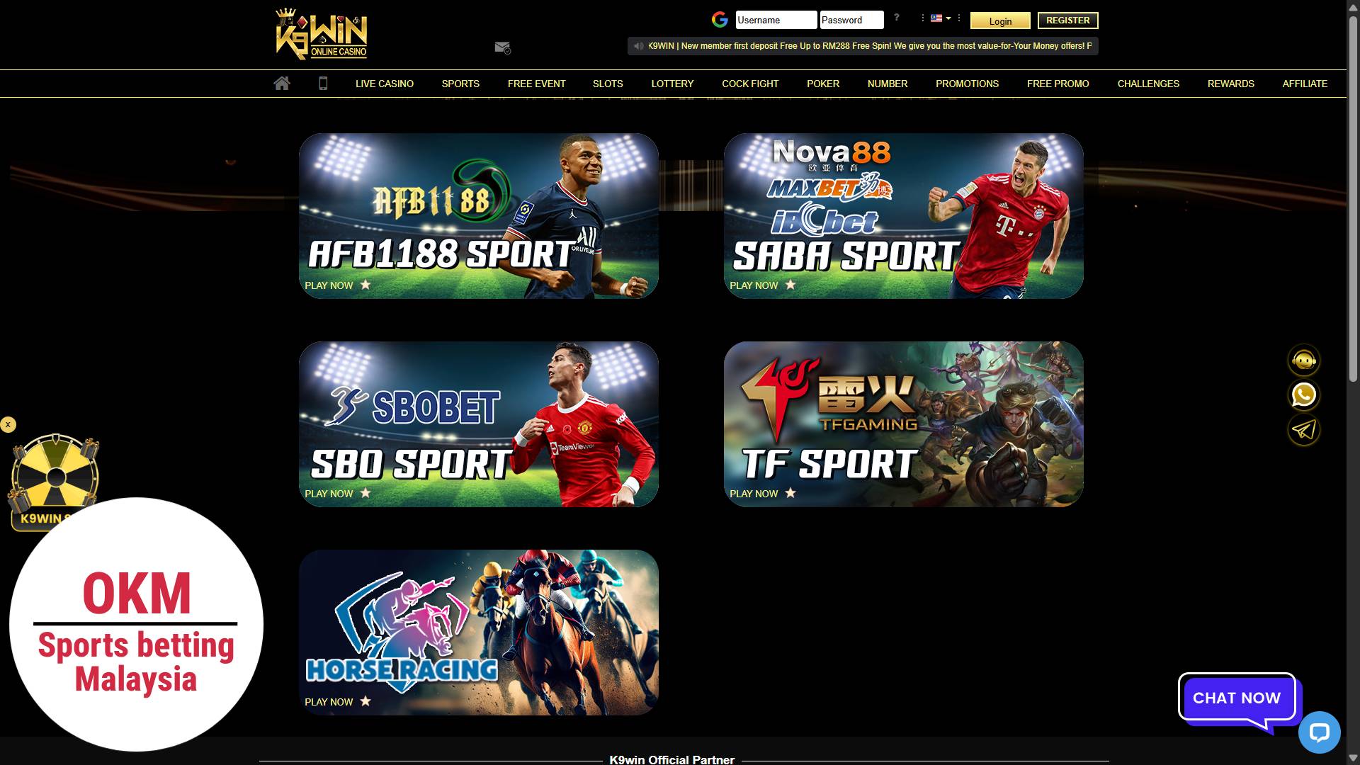 K9win Casino - Online Betting
