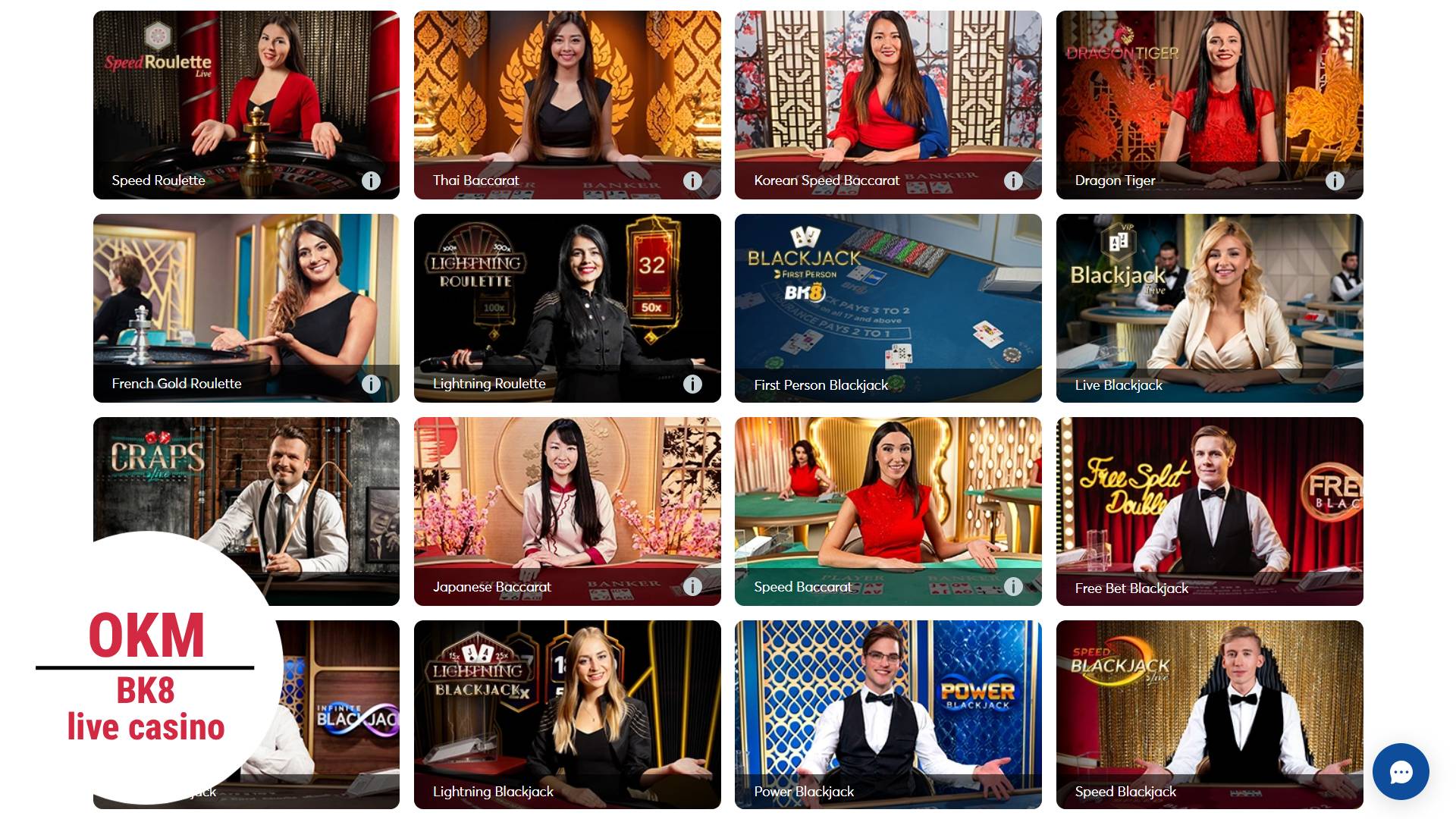 BK8 live casino