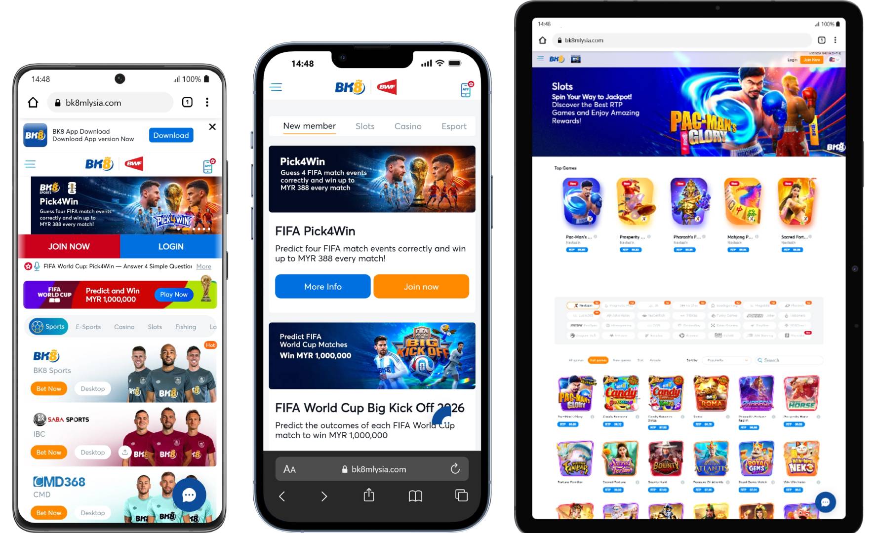 Compatible devices for BK8 casino Malaysia
