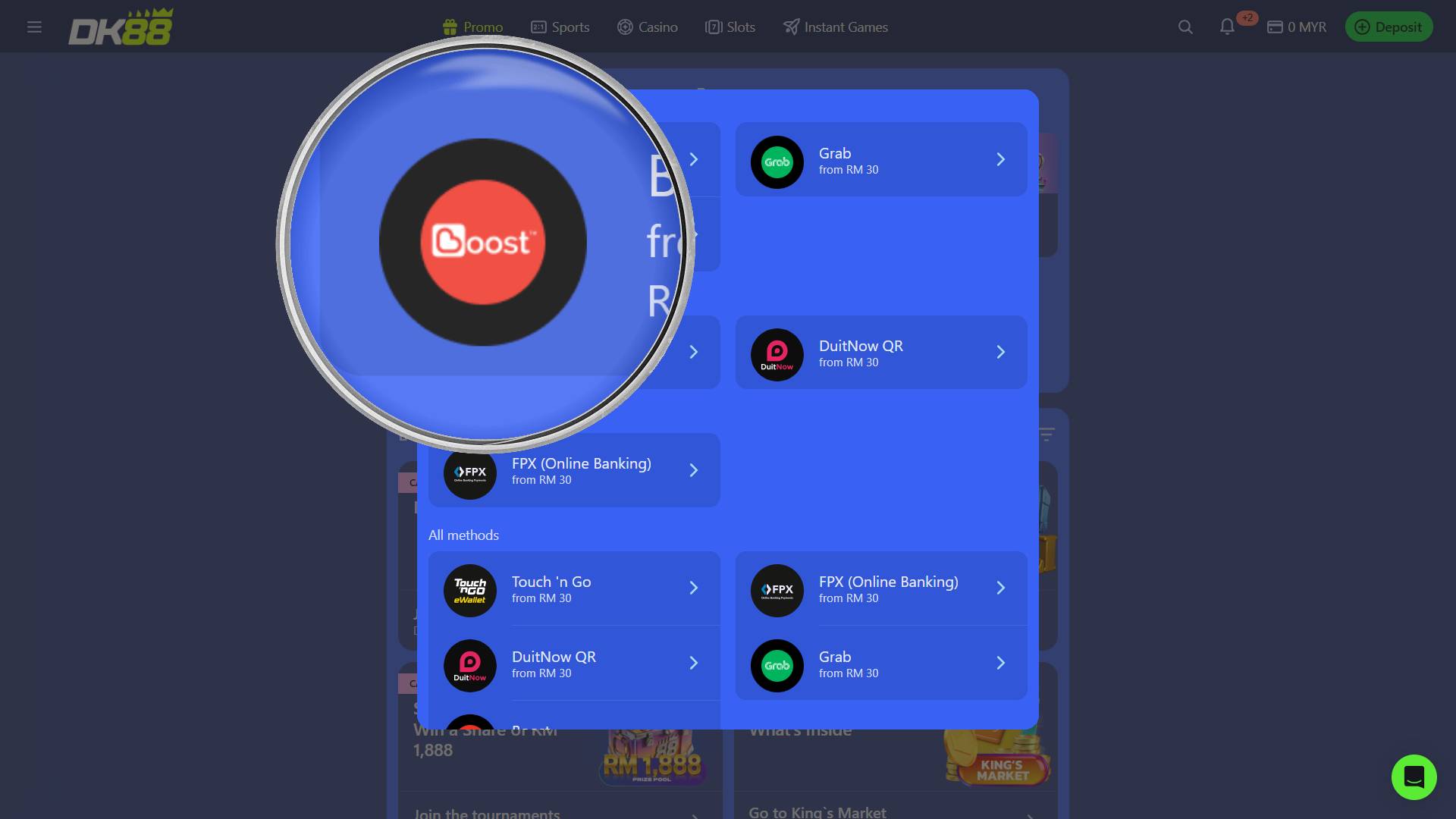 Boostpay ewallet casino