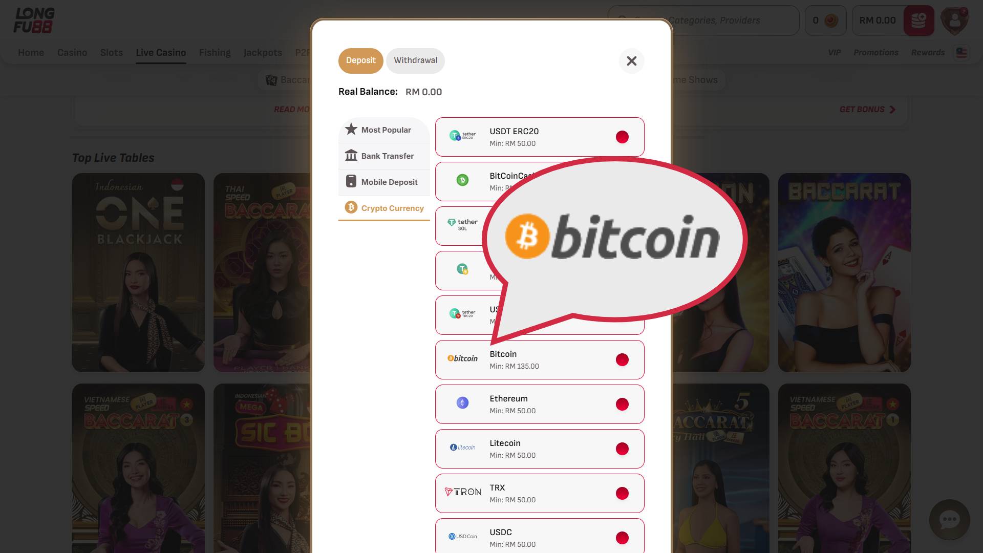 Bitcoin casino
