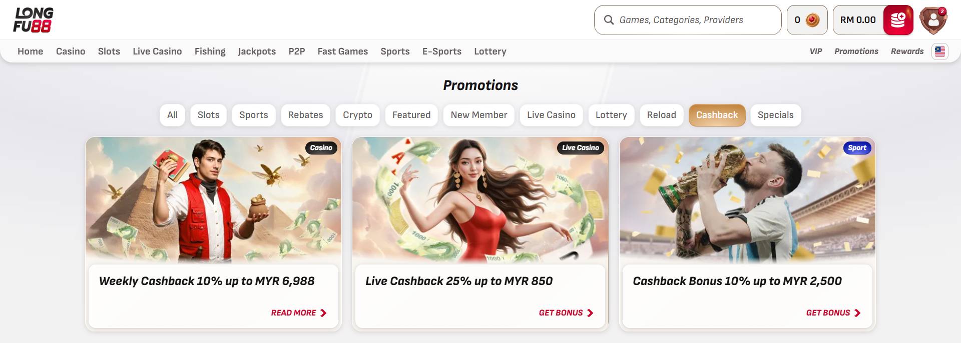 Cashback bonus in fpx kasino