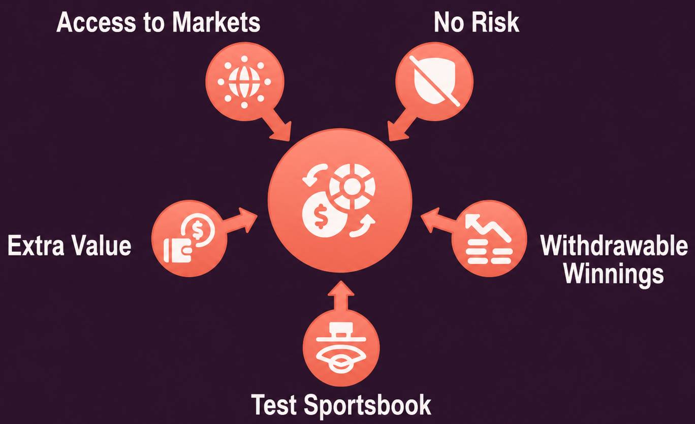 Bennefits at free bet casino