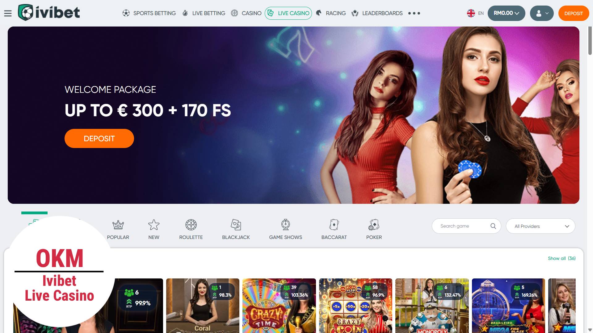 Ivibet live casino