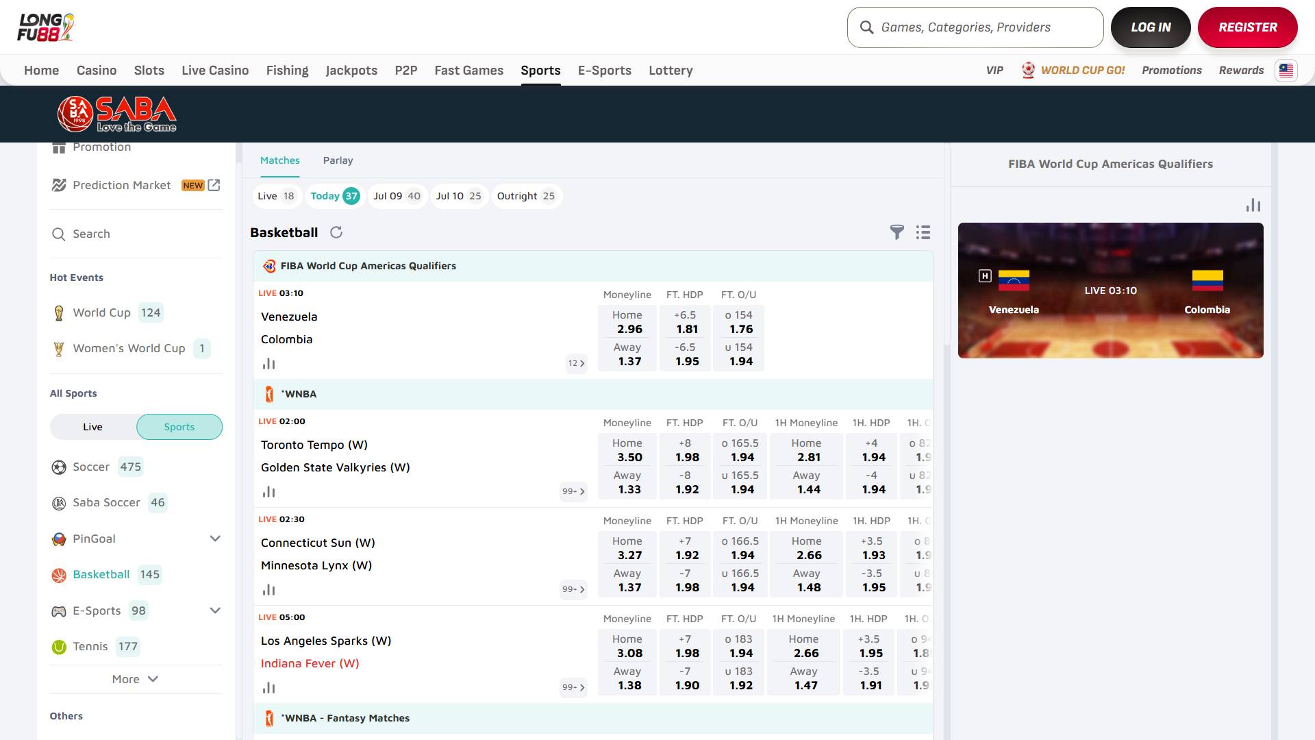 LongFu88 online basketball betting