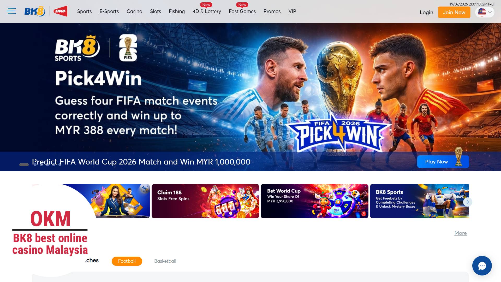 BK8 best online casino Malaysia