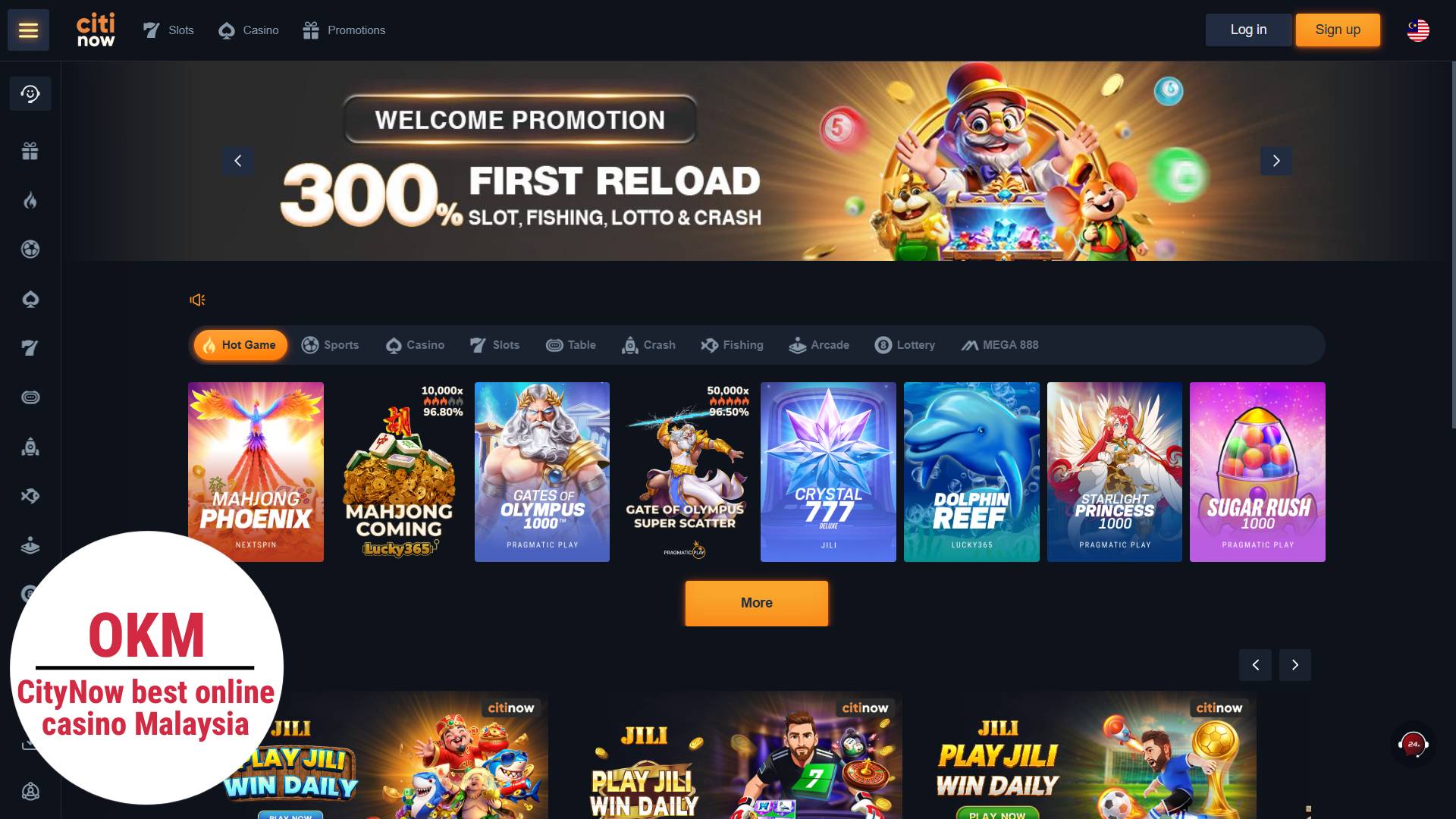 Citynow best online casino Malaysia