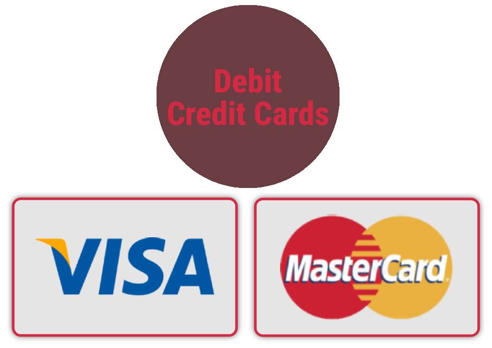 Debit and credit cards in top Malaysia online casino