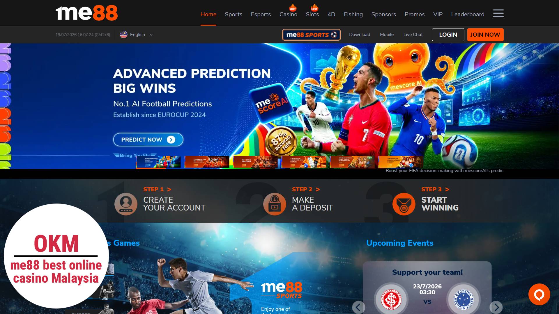 me88 best online casino Malaysia