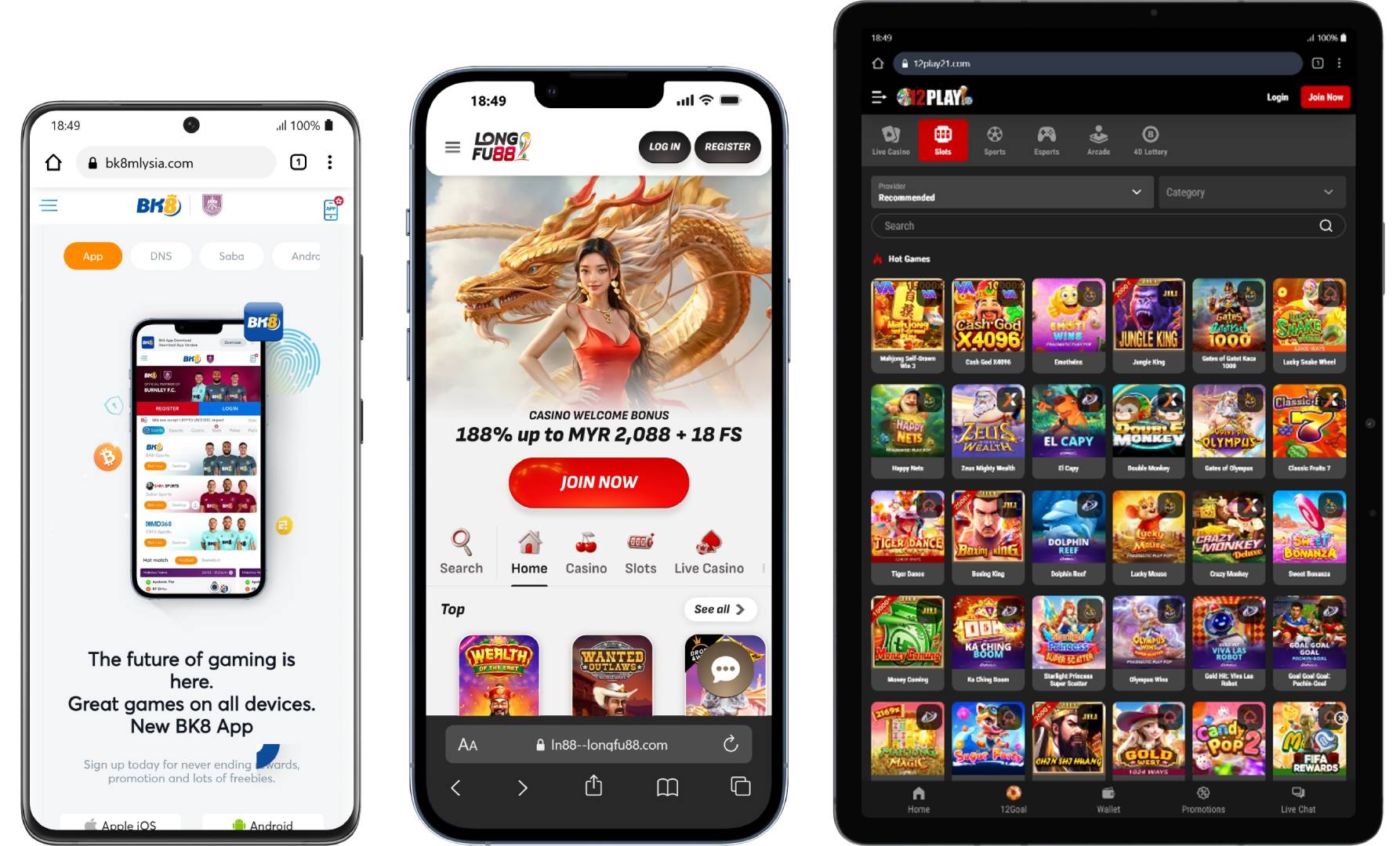 Mobile casinos in Malaysia