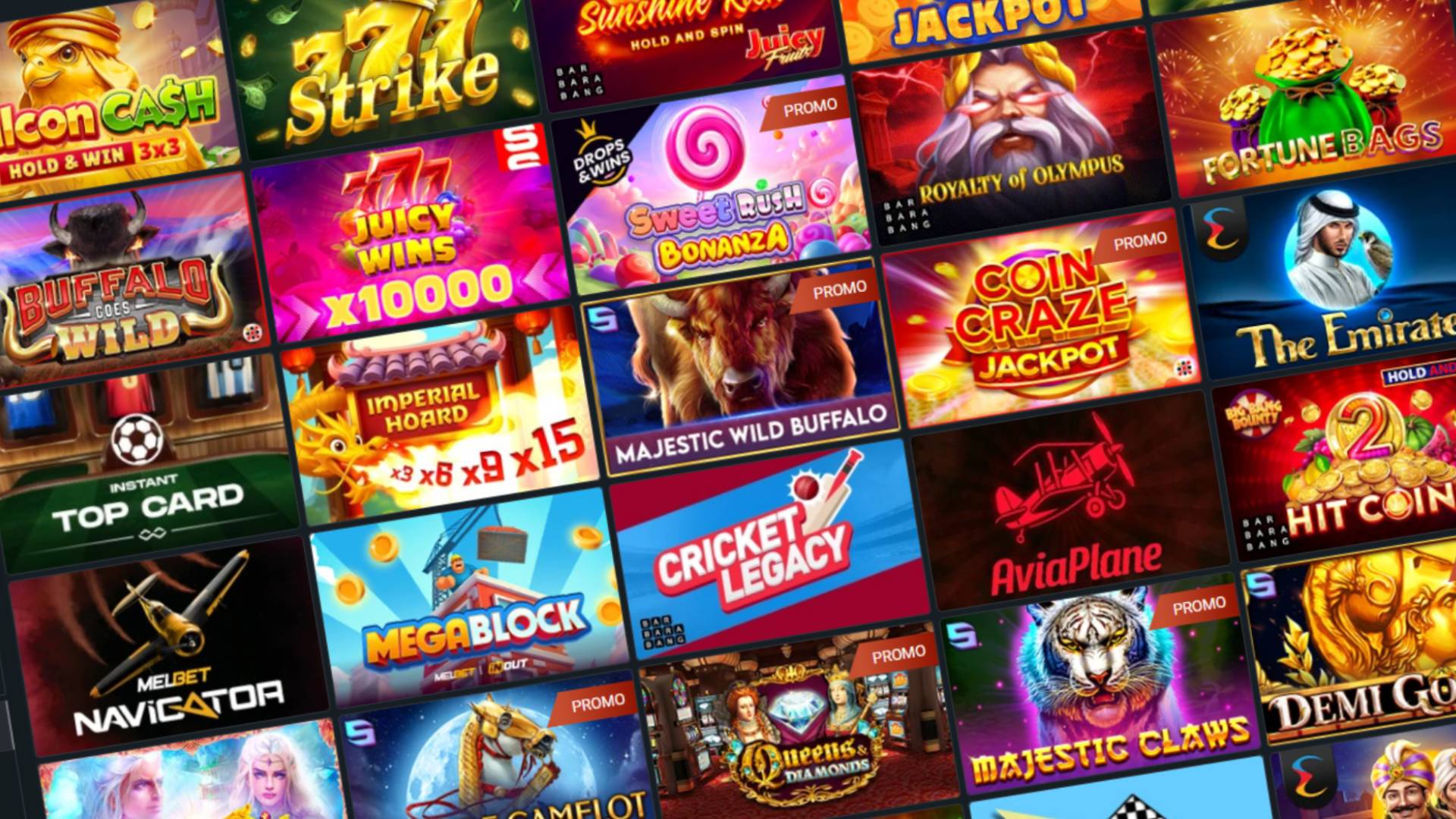 Melbet online casino games