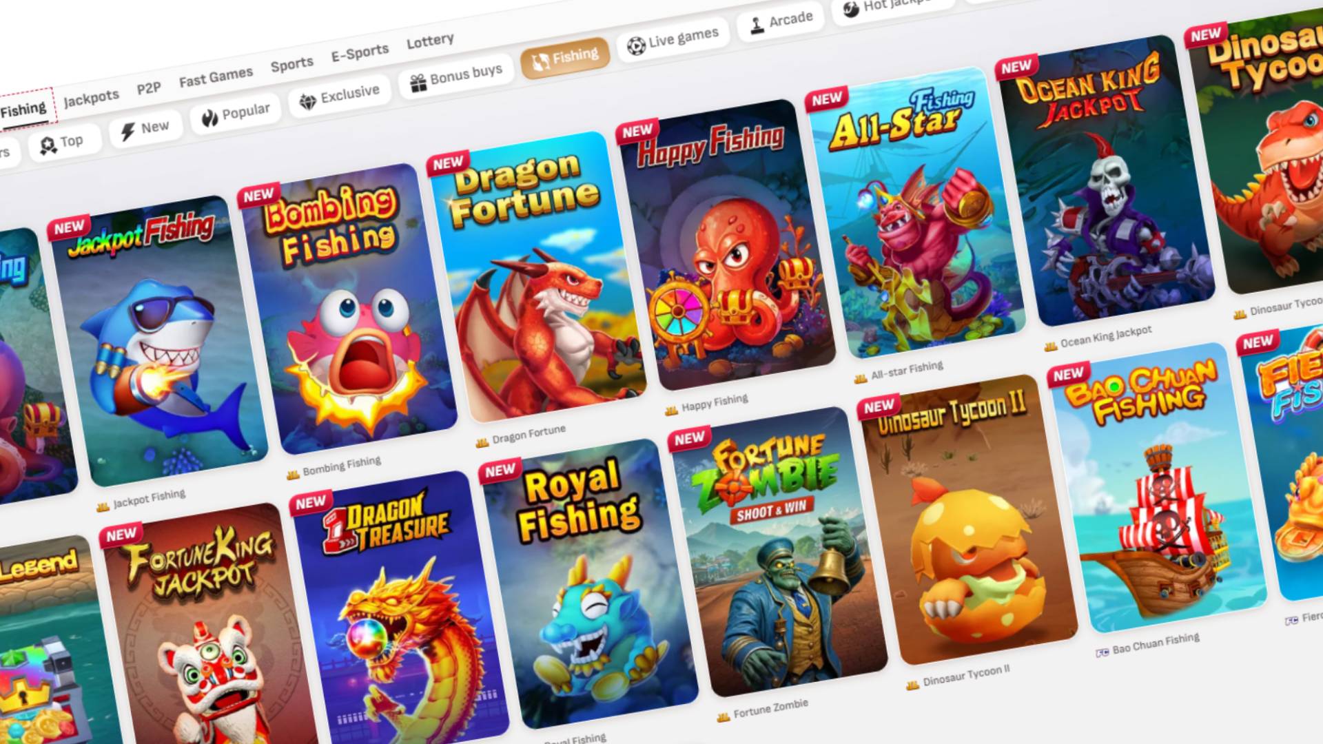 Fishing game in online casino Malaysia Touch`n Go