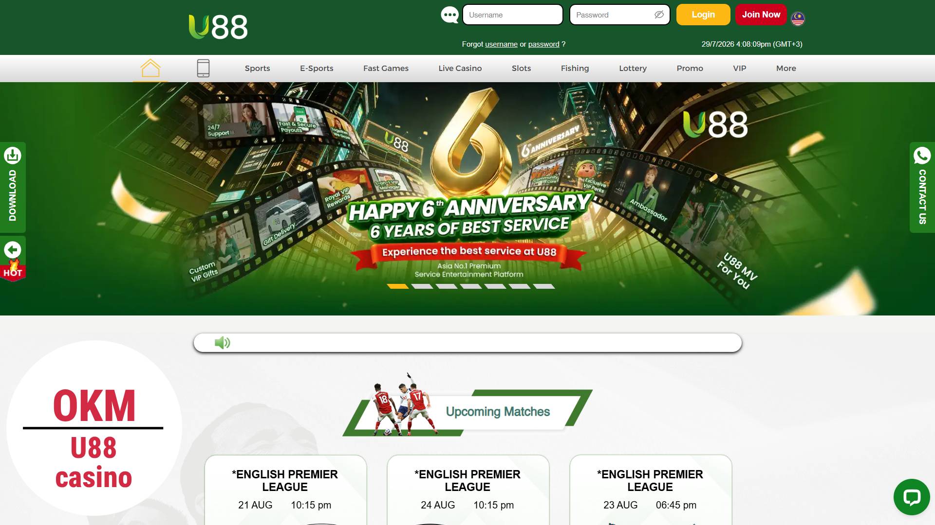 u88 online casino