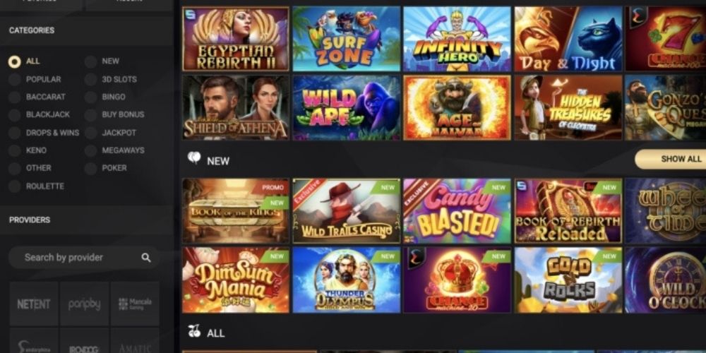 1xSlots Casino games